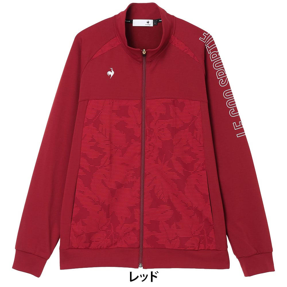 ルコック Le coq sportif　メンズ リーフ柄 ハイブリット 長袖 スウェット LG6FSW50M　2026年モデル 詳細4