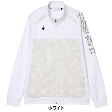 ルコック Le coq sportif　メンズ リーフ柄 ハイブリット 長袖 スウェット LG6FSW50M　2026年モデル 詳細6