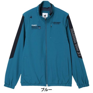 ルコック Le coq sportif　メンズ マーキング切替デザイン 2WAY ブルゾン LG6FWB02M　2026年モデル 詳細6
