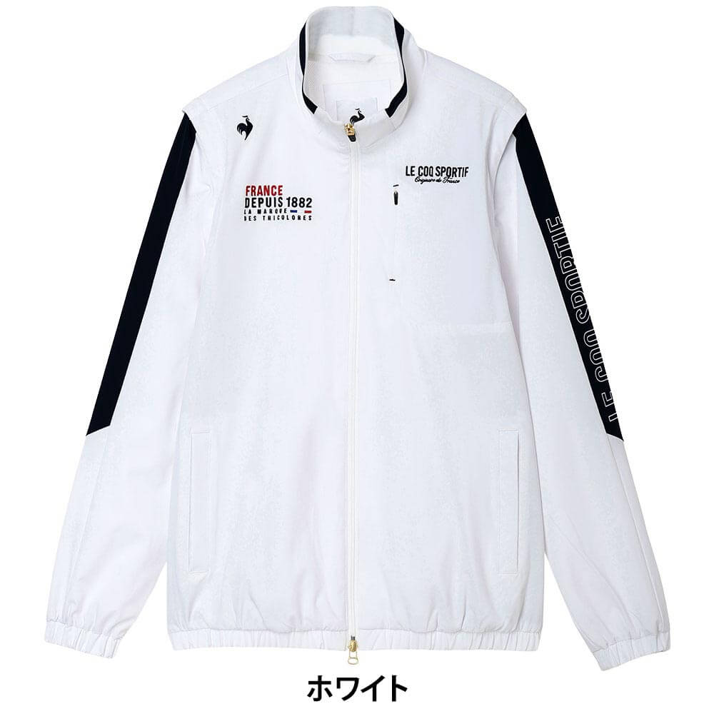 ルコック Le coq sportif　メンズ マーキング切替デザイン 2WAY ブルゾン LG6FWB02M　2026年モデル 詳細12