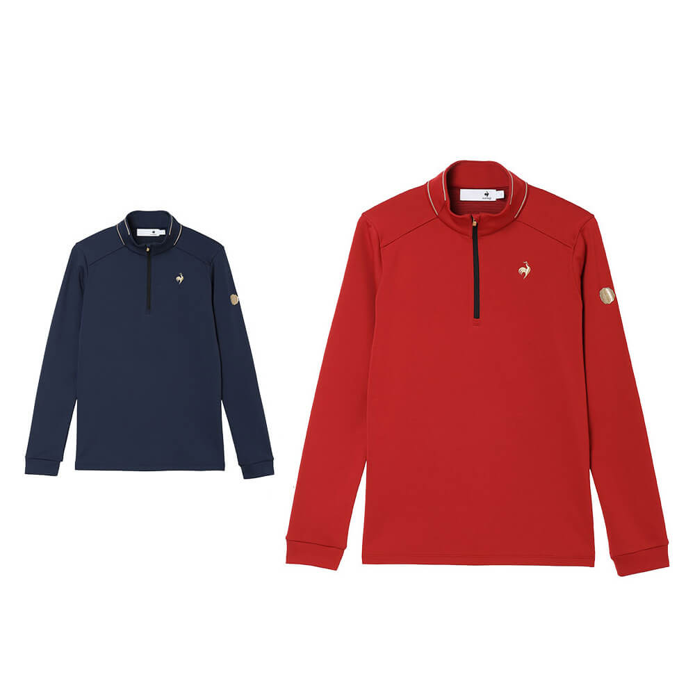 ルコック Le coq sportif　レディース ヒートナビ 長袖 ハーフジップ シャツ LG6FLS81L　2026年モデル 詳細1