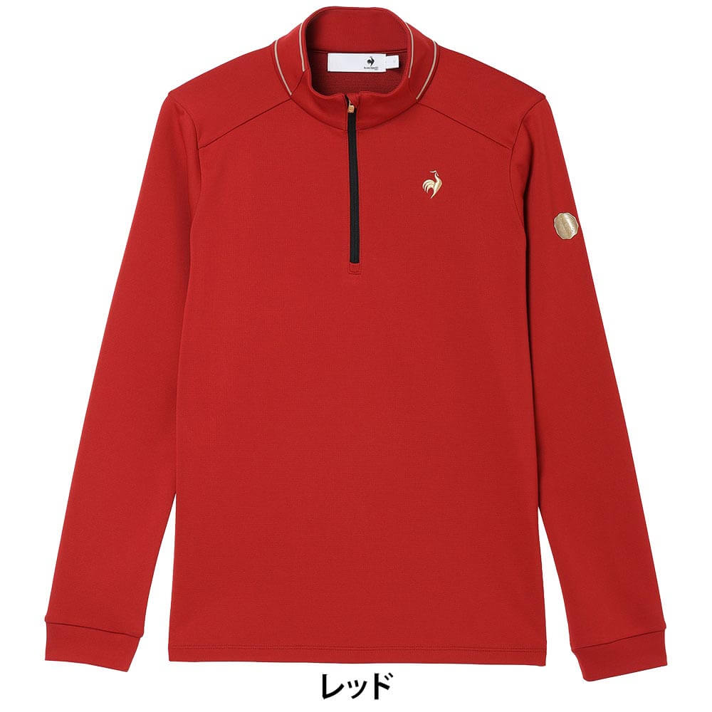 ルコック Le coq sportif　レディース ヒートナビ 長袖 ハーフジップ シャツ LG6FLS81L　2026年モデル 詳細4