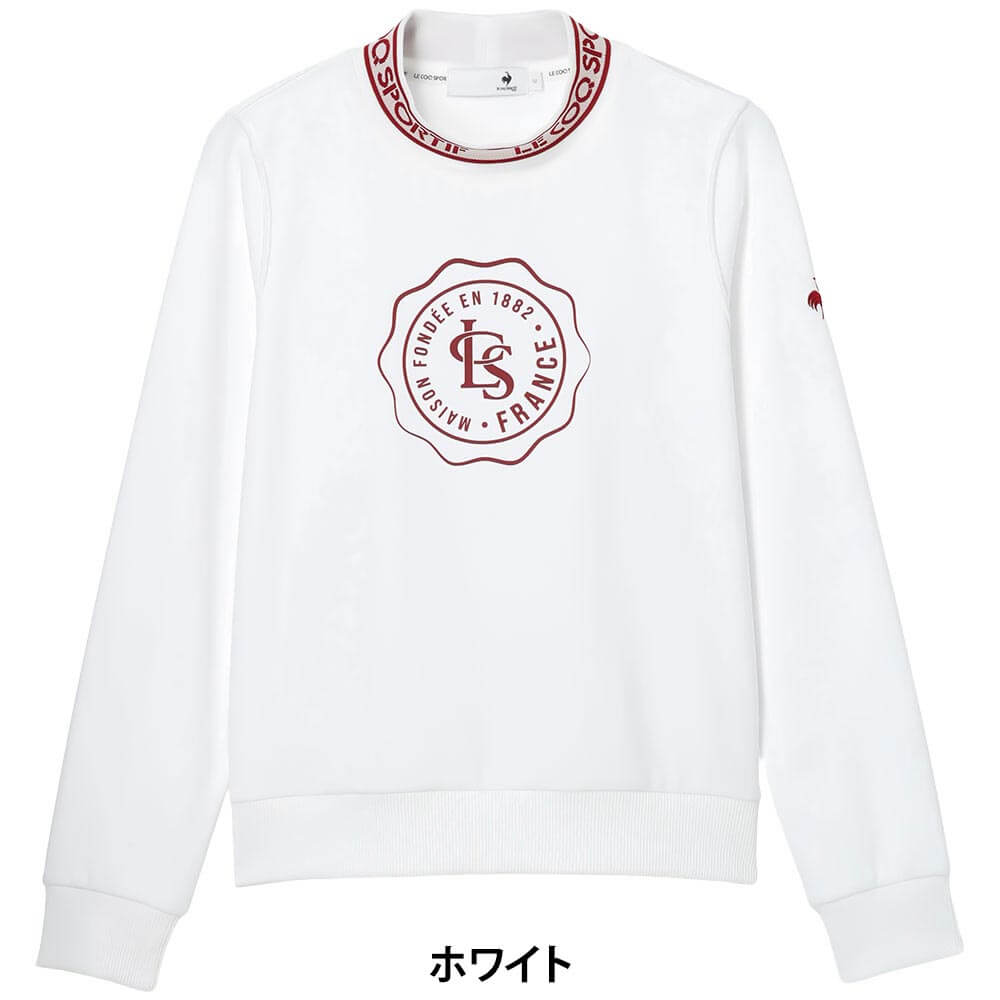 ルコック Le coq sportif　レディース 長袖 モックネック スウェット LG6FSW00L　2026年モデル 詳細4