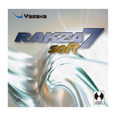 ヤサカ Yasaka　Rakza 7 Soft ラクザ7ソフト 卓球ラバー B-77 レッド Yasaka卓球ラバーのパッケージ正面