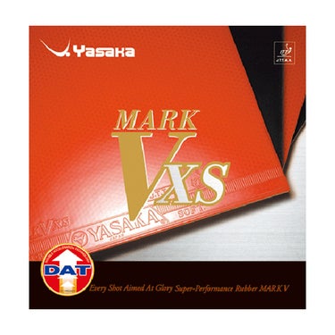 ヤサカ Yasaka　Mark V XS マークV XS 卓球ラバー B-70 レッド Yasaka卓球ラバーのパッケージ正面