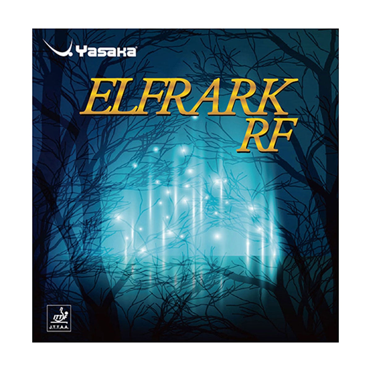 ヤサカ Yasaka　Elfrark RF エルフラークRF 卓球ラバー B-61 ブラック Yasaka卓球ラバーのパッケージ正面