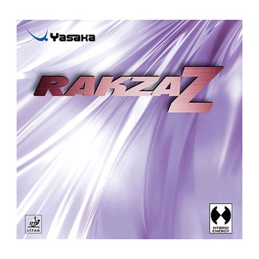 ヤサカ Yasaka　Rakza Z ラクザZ ハイブリッドエナジー型 裏ソフト 卓球ラバー B-87 レッド Yasaka卓球ラバーのパッケージ正面