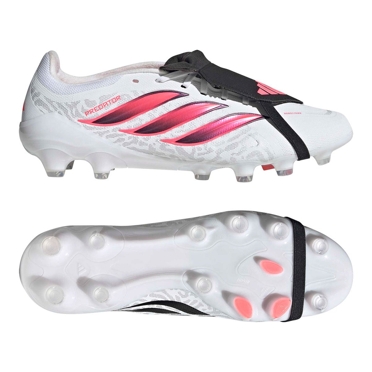 アディダス adidas　プレデター LEAGUE フォールディングシュータン HG サッカースパイク / 土・人工芝・天然芝用 / Predator League Fold-Over Tongue Hard Ground Football Boots IH7198 フットウェアホワイト/ソーラー 詳細9