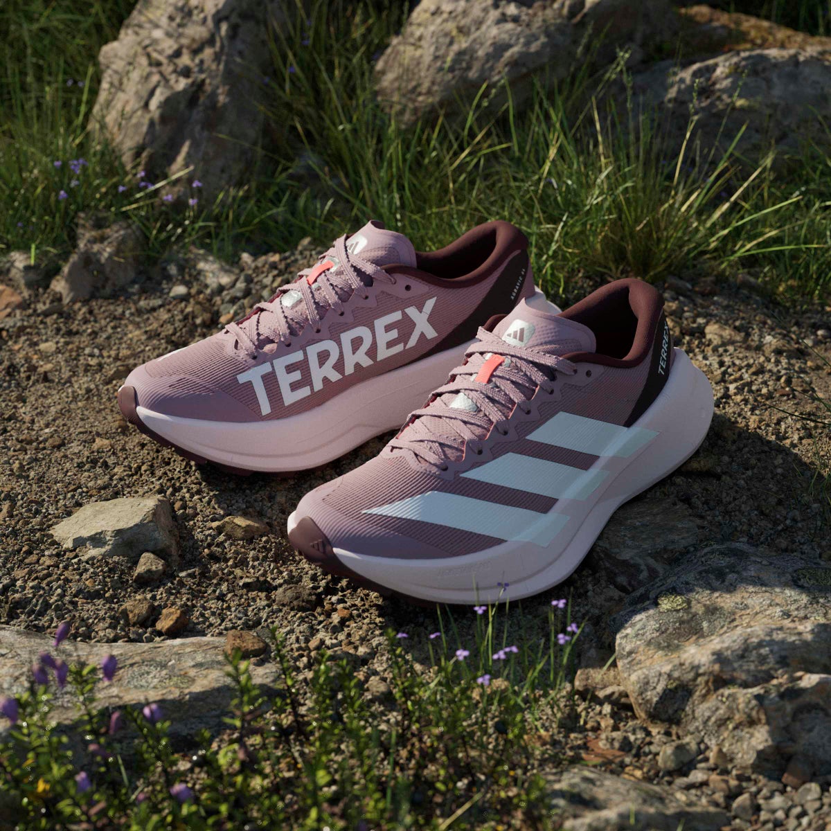 アディダス adidas　テレックス アグラヴィック SL トレイル ランニング / Terrex Agravic SL Trail Running KH8803 マジックモーブ/フットウェアホワイト/マルーン　2026年モデル 詳細11