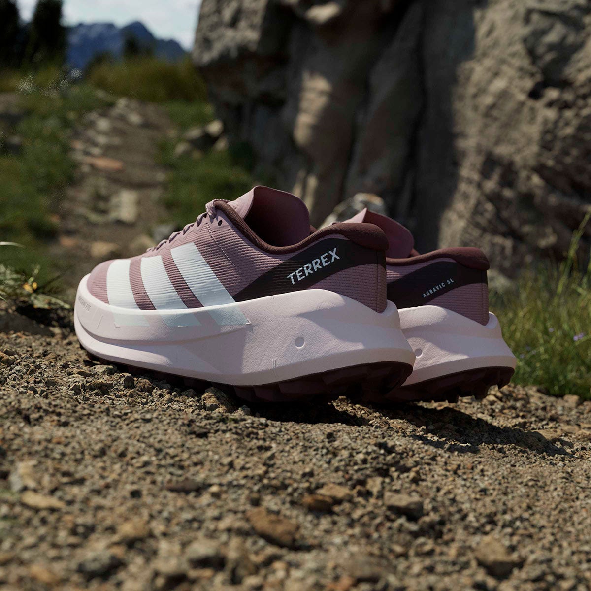 アディダス adidas　テレックス アグラヴィック SL トレイル ランニング / Terrex Agravic SL Trail Running KH8803 マジックモーブ/フットウェアホワイト/マルーン　2026年モデル 詳細12