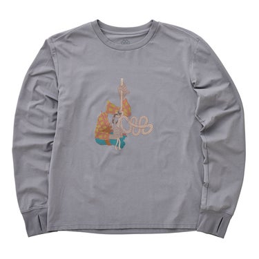 ティートンブロス TETON BROS　スキーウェア Tシャツ TBロゴロープロングスリーブティー TB Logo Lope L/S Tee TB263-48M-gy 2026-2027 Gray