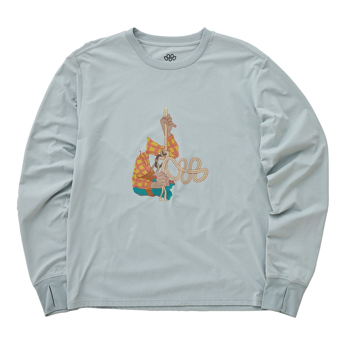 ティートンブロス TETON BROS　スキーウェア Tシャツ TBロゴロープロングスリーブティー TB Logo Lope L/S Tee TB263-48M-lgr 2026-2027 Light Green