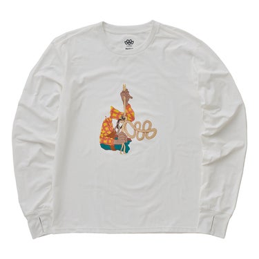 ティートンブロス TETON BROS　スキーウェア Tシャツ TBロゴロープロングスリーブティー TB Logo Lope L/S Tee TB263-48M-wh 2026-2027 White