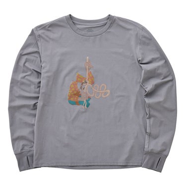ティートンブロス TETON BROS　スキーウェア Tシャツ ウィメンズTBロゴロープロングスリーブティー WS TB Logo Lope L/S Tee TB263-48W-gy 2026-2027 Gray