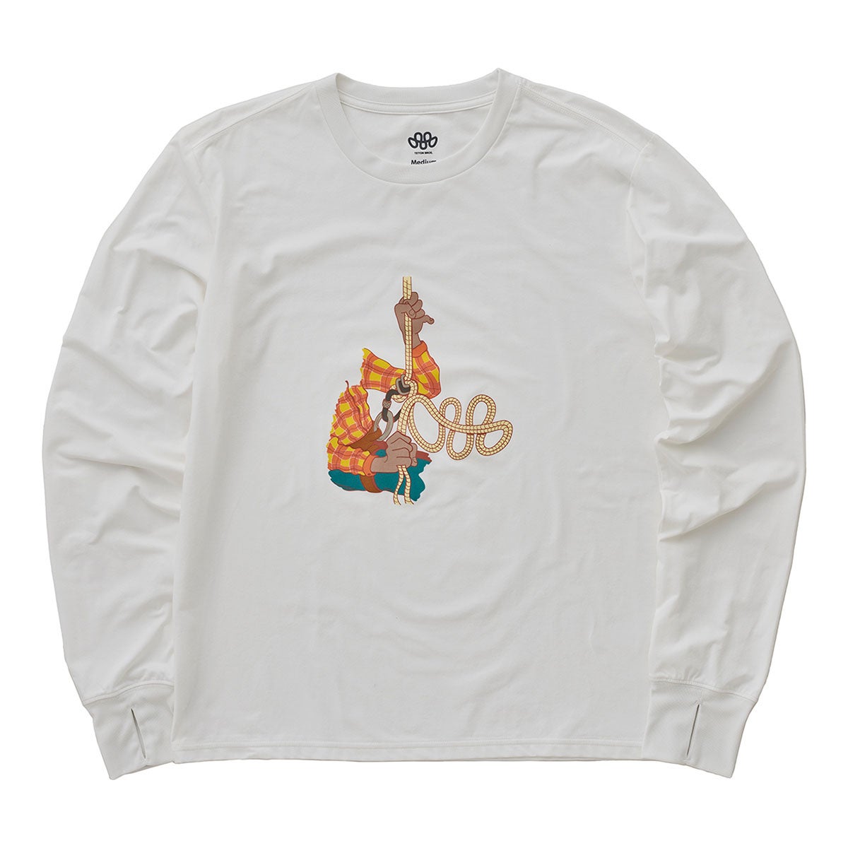 ティートンブロス TETON BROS　スキーウェア Tシャツ ウィメンズTBロゴロープロングスリーブティー WS TB Logo Lope L/S Tee TB263-48W-wh 2026-2027 White