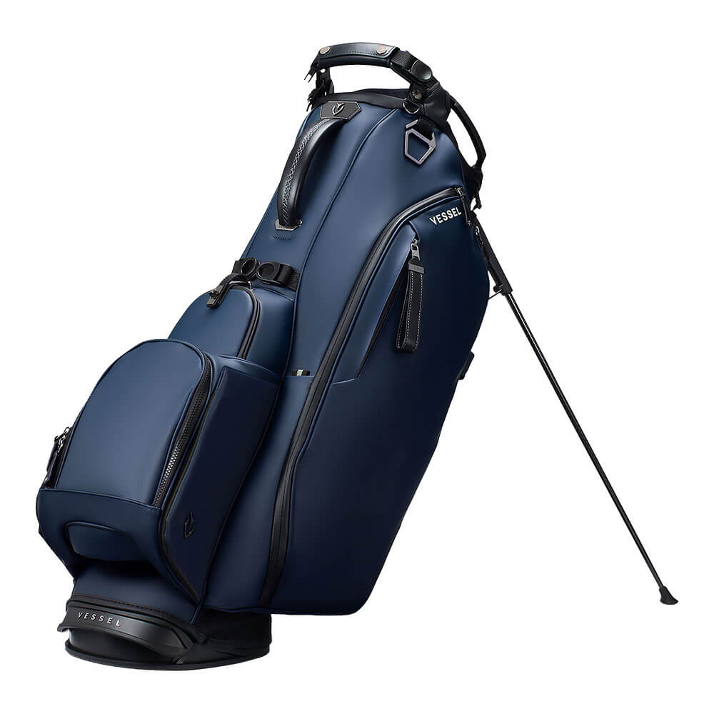 VESSEL ヴェゼル メンズ PLAYER 6.0 Navy SINGLE プレイヤー6.0 スタンド キャディバッグ ネイビー Navy