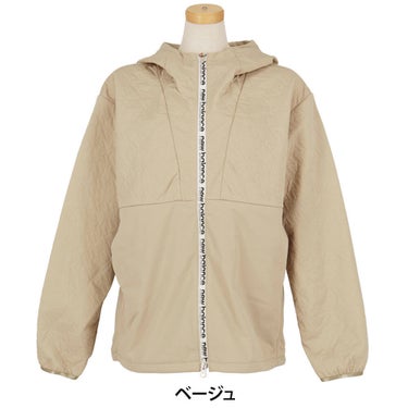 ニューバランスゴルフ レディース キルト 長袖 フルジップ フーディ 012-6220501 2026年モデル 詳細8