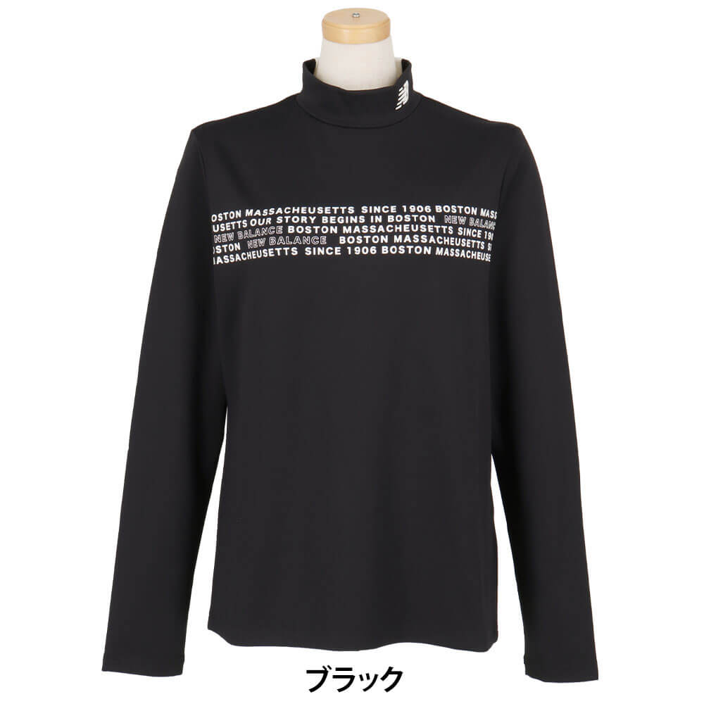 ニューバランスゴルフ レディース ソフトタッチフリース 長袖 モックネック シャツ 012-6267506 2026年モデル 詳細2