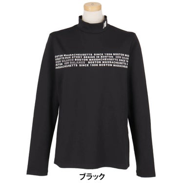 ニューバランスゴルフ レディース ソフトタッチフリース 長袖 モックネック シャツ 012-6267506 2026年モデル 詳細2