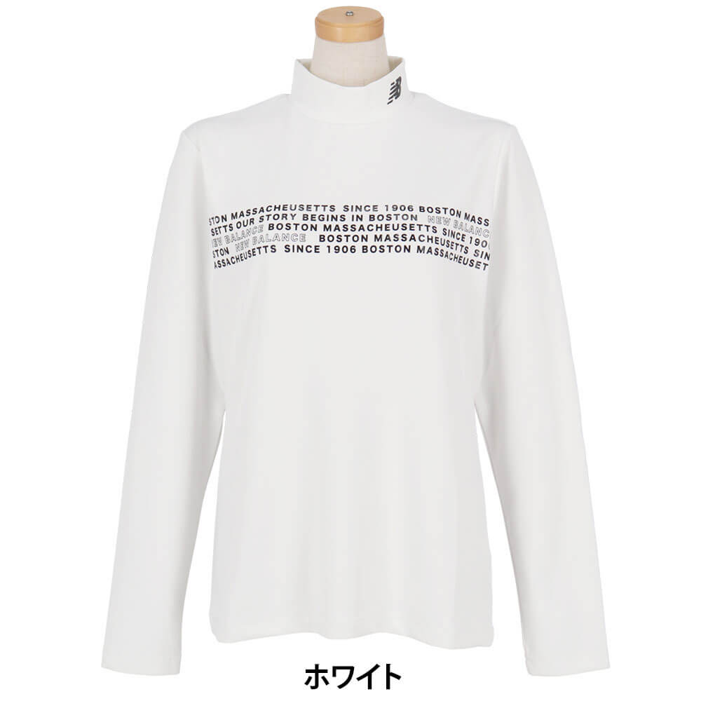ニューバランスゴルフ レディース ソフトタッチフリース 長袖 モックネック シャツ 012-6267506 2026年モデル 詳細5