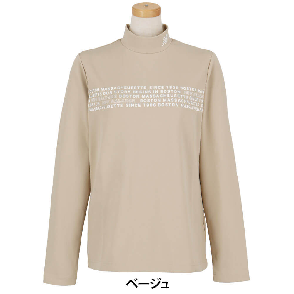 ニューバランスゴルフ レディース ソフトタッチフリース 長袖 モックネック シャツ 012-6267506 2026年モデル 詳細12