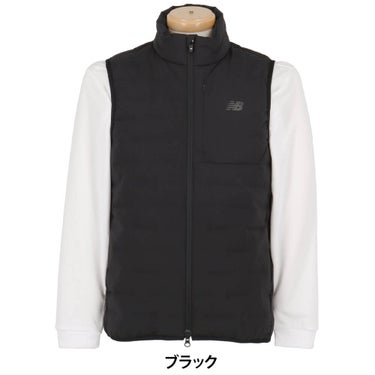 ニューバランスゴルフ メンズ ラインポケット ライト ダウンベスト 012-6258001 2026年モデル 詳細2