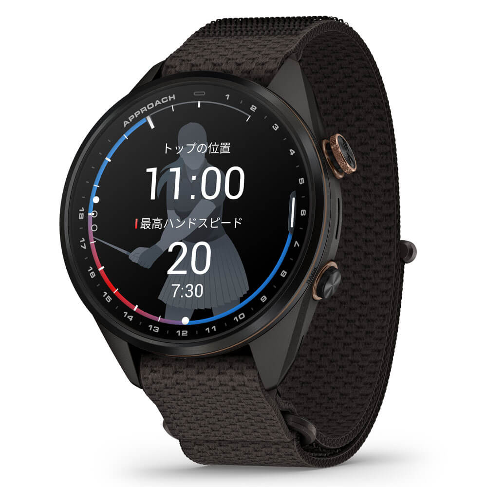 Garmin ガーミン Approach S72 43mm Pebble Gray ゴルフGPSウォッチ AMOLEDディスプレイ Suica対応 010-04147 40 詳細4