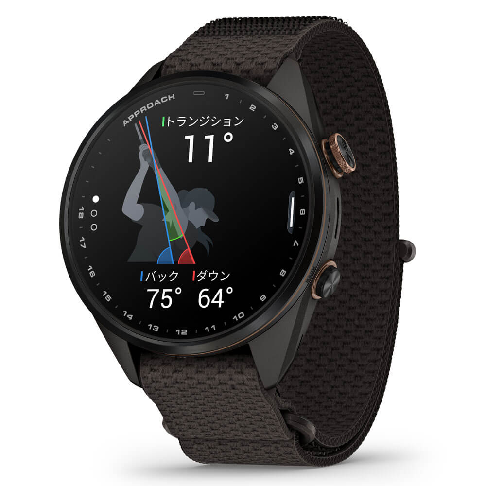 Garmin ガーミン Approach S72 43mm Pebble Gray ゴルフGPSウォッチ AMOLEDディスプレイ Suica対応 010-04147 40 詳細5