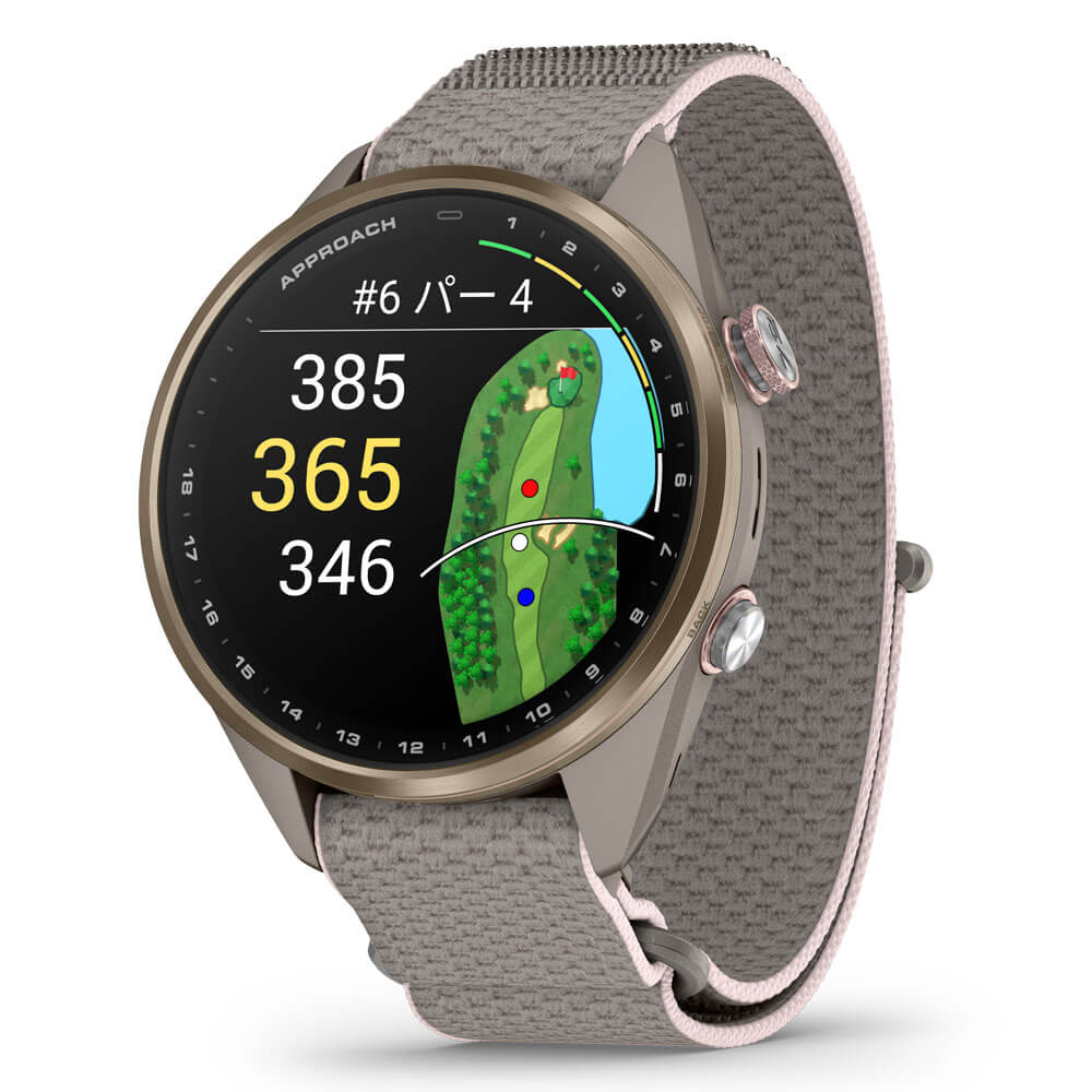 Garmin ガーミン Approach S72 43mm French Gray ゴルフGPSウォッチ AMOLEDディスプレイ Suica対応 010-04147 41 詳細1