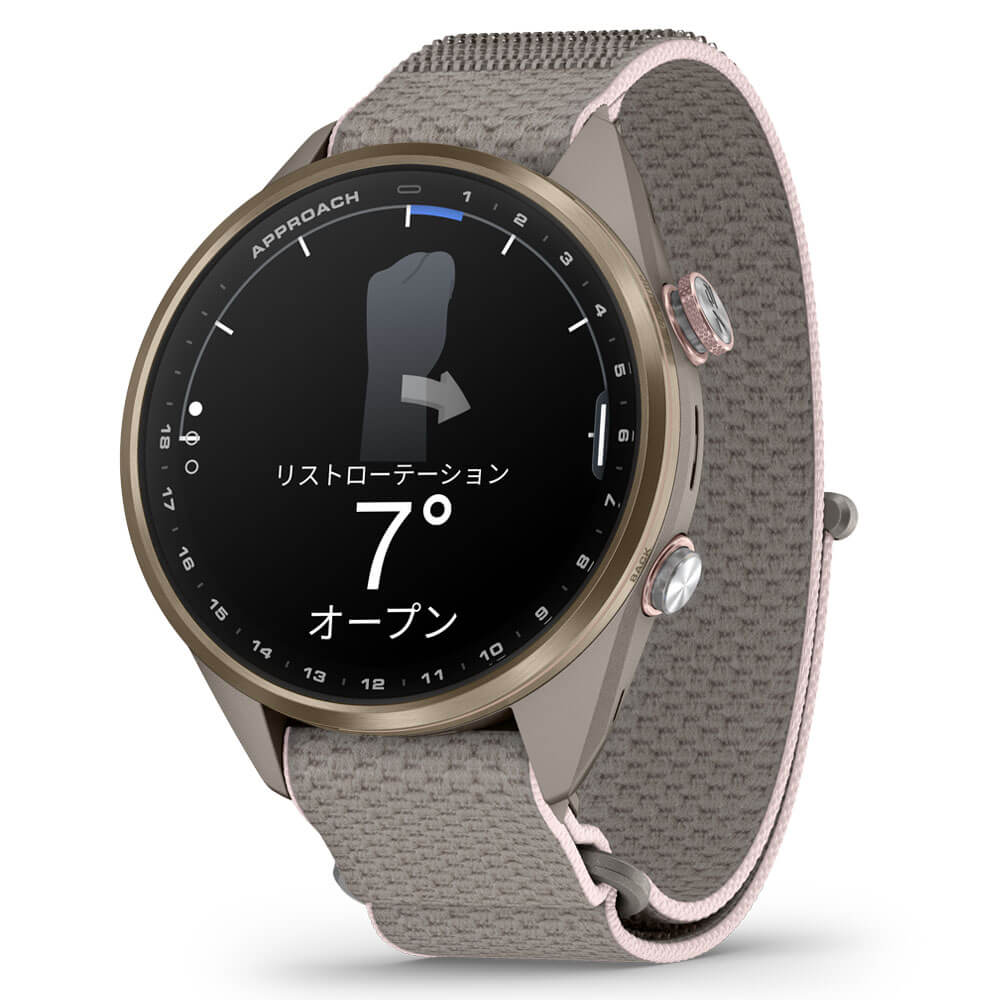 Garmin ガーミン Approach S72 43mm French Gray ゴルフGPSウォッチ AMOLEDディスプレイ Suica対応 010-04147 41 詳細6