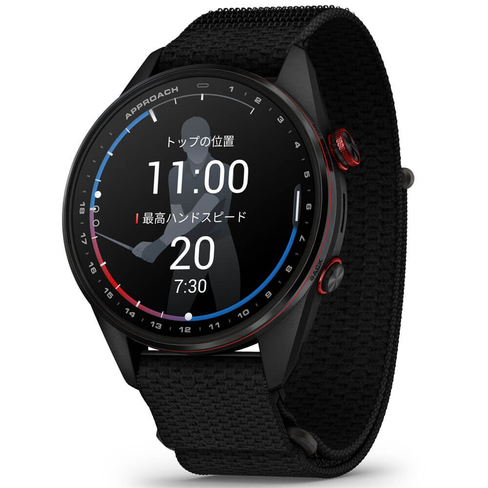 Garmin ガーミン Approach S72 47mm Black ゴルフGPSウォッチ AMOLEDディスプレイ Suica対応 010-04148 40 詳細4