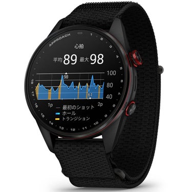 Garmin ガーミン Approach S72 47mm Black ゴルフGPSウォッチ AMOLEDディスプレイ Suica対応 010-04148 40 詳細6