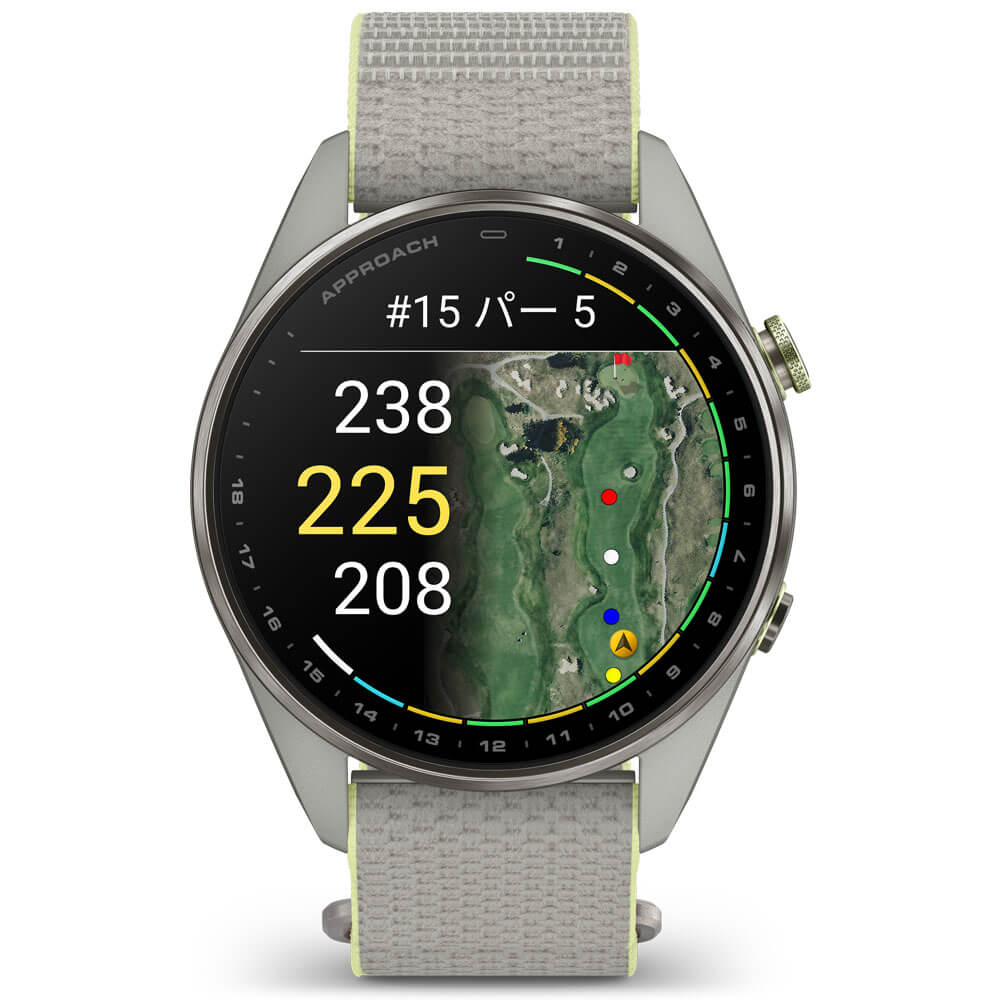 Garmin ガーミン Approach S72 47mm Gray ゴルフGPSウォッチ AMOLEDディスプレイ Suica対応 010-04148 41 詳細2