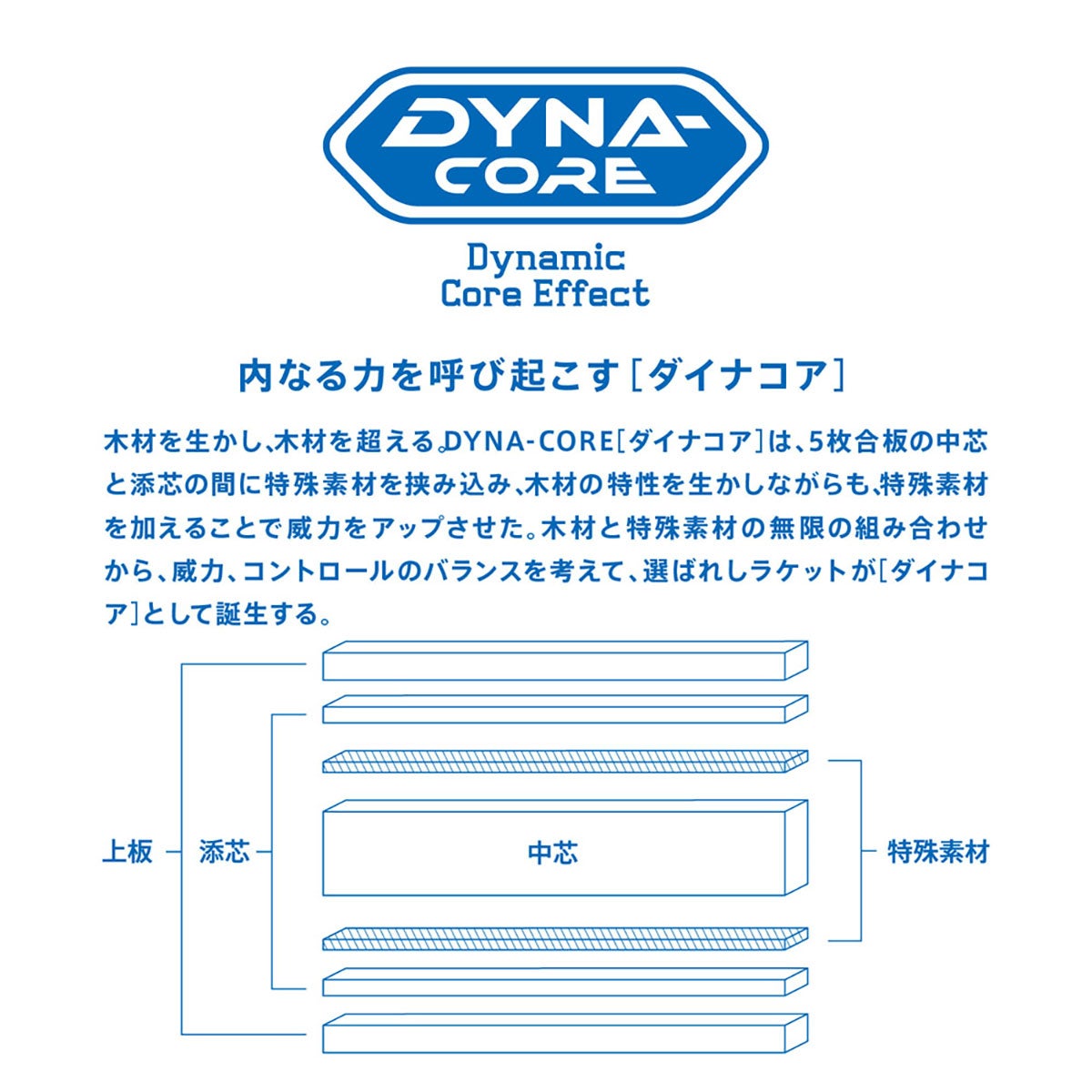 ヴィクタス VICTAS 卓球ラケット ZX-GEAR IN シェークラケット 28804 28805 ブルー 詳細3