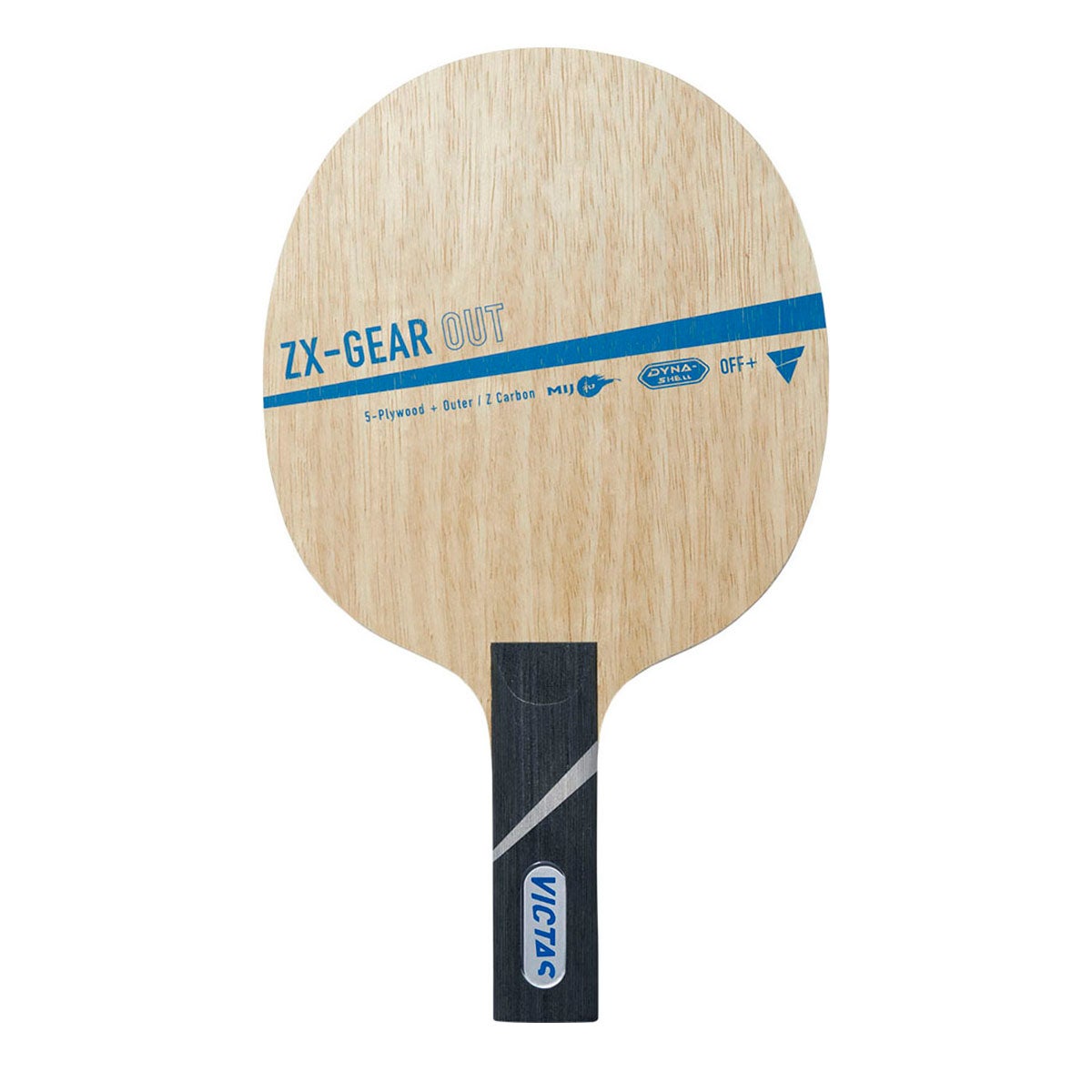 ヴィクタス VICTAS 卓球ラケット ZX-GEAR OUT シェークラケット 28904 28905 ブルー 詳細2