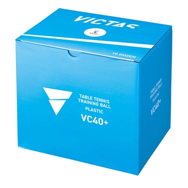 ヴィクタス VICTAS　VC40+ トレーニングボール 10ダース入り 卓球競技ボール 110010 ホワイト ホワイト