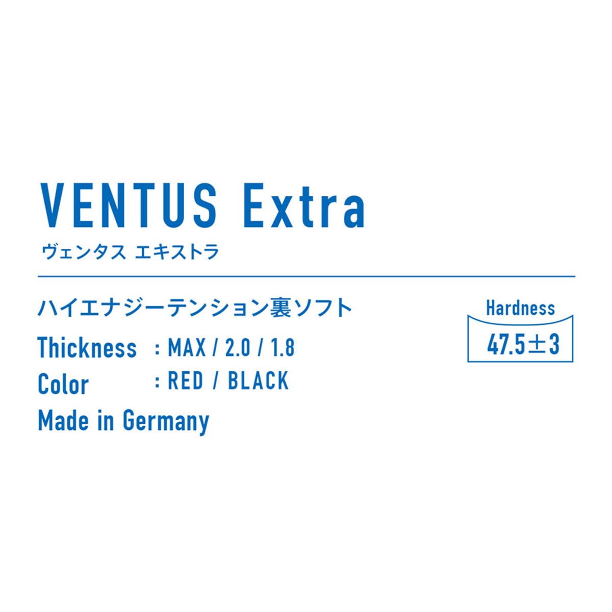 ヴィクタス VICTAS VENTUS Extra 卓球ラバー 200030 ブラック 詳細2