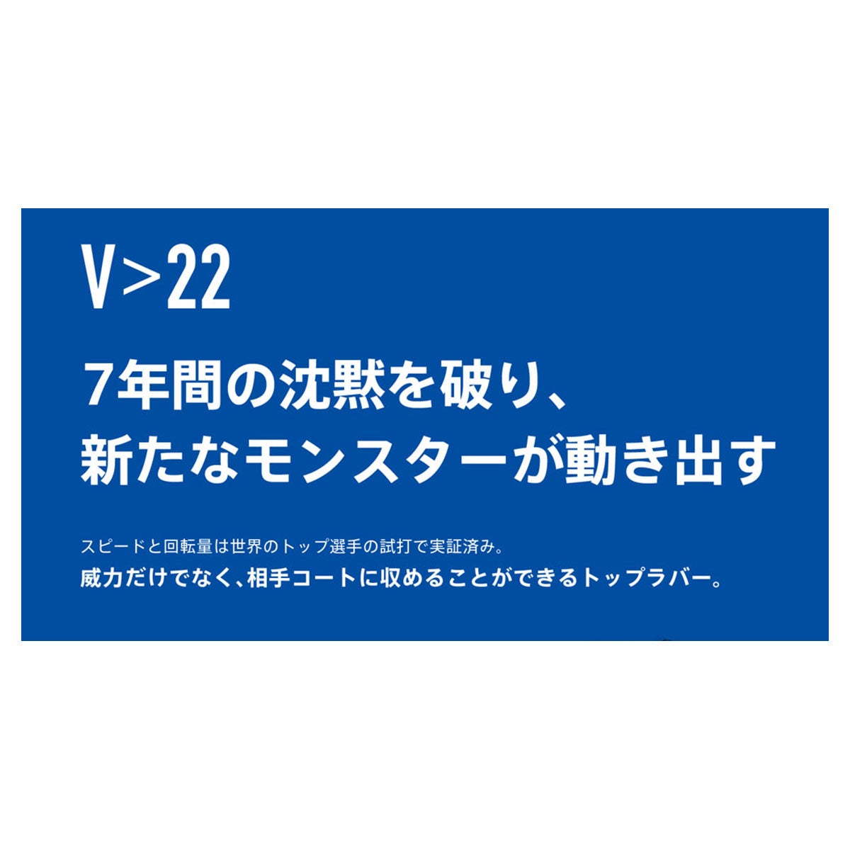 ヴィクタス VICTAS V>22 ダブルエキストラ 卓球ラバー 200070 ブルー 詳細2