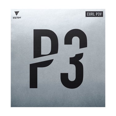 ヴィクタス VICTAS　CURL P3V カール P3V 卓球ラバー 220020 ブラック ブラック（0020）