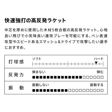 ヴィクタス VICTAS 卓球ラケット ブラスト ペンラケット 300031 詳細3