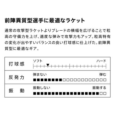 ヴィクタス VICTAS 卓球ラケット ブロックマン BLOCKMAN CHN ペンラケット 310203 レッド 詳細3
