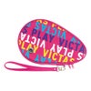 ヴィクタス VICTAS　プリンテッドラウンド 卓球ケース 672111 ピンク ホットピンク（7100）