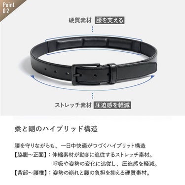 COREST コレスト メンズ コレストベルト ベーシックタイプ CRST001 詳細4