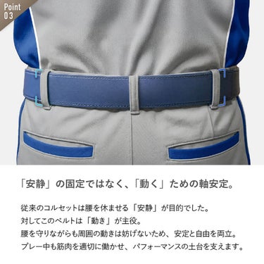 COREST コレスト メンズ コレストベルト ベーシックタイプ CRST001 詳細5