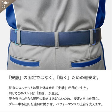COREST コレスト メンズ コレストベルト ワンタッチタイプ CRST003 詳細6