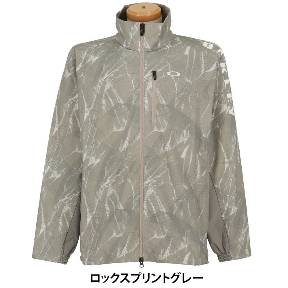 オークリー メンズ 総柄プリント 長袖 ウィンドジャケット FOA409529 詳細9