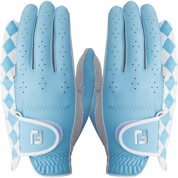 フットジョイ FootJoy　lady e comfort eコンフォート ペア 両手用　レディース ゴルフグローブ FGLE6PR BL ブルー/ブルー　2016年モデル