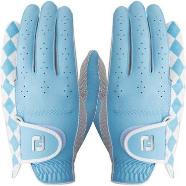 フットジョイ FootJoy　lady e comfort eコンフォート ペア 両手用　レディース ゴルフグローブ FGLE6PR BL ブルー/ブルー　2016年モデル
