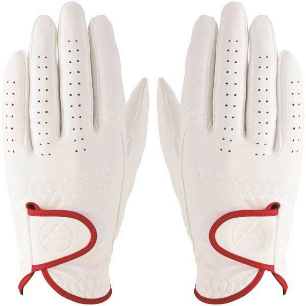 キャスコ　Palette パレット　両手用 レディース ゴルフグローブ SF-2014LW 001 ホワイト　2020年モデル ホワイト