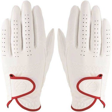 キャスコ　Palette パレット　両手用 レディース ゴルフグローブ SF-2014LW 001 ホワイト　2020年モデル ホワイト